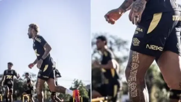 نيمار يشارك في مران سانتوس رغم مخاطر إصابة الركبة تحضيرًا لكأس العالم