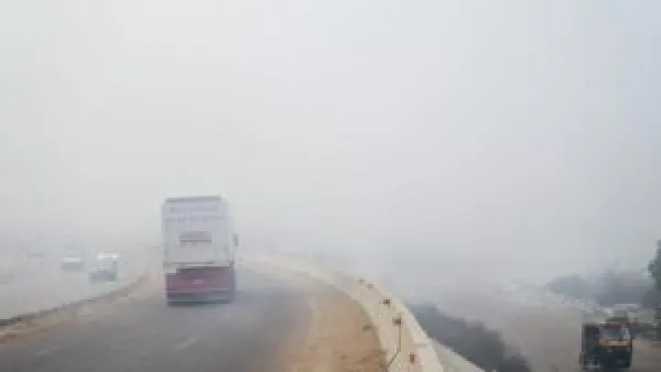 شبورة مائية كثيفة تعيق الطرق السريعة والزراعية في القاهرة والمحافظات صباح اليوم