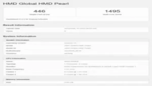 ظهور هاتف HMD Pearl على Geekbench يثير الشك بأنه Pulse 2 Pro – 25H