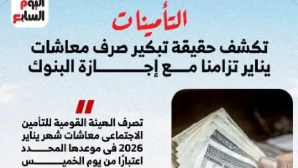 موعد صرف المعاشات.. هل تتبدل مواعيد مستحقات يناير بسبب إجازات البنوك؟