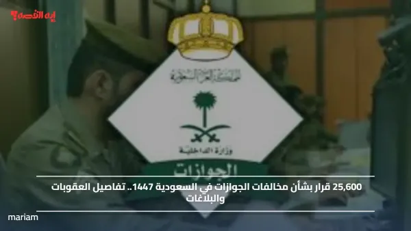 25,600 قرار بشأن مخالفات الجوازات في السعودية 1447.. تفاصيل العقوبات والبلاغات