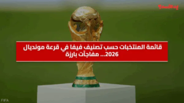 قائمة المنتخبات حسب تصنيف فيفا في قرعة مونديال 2026… مفاجآت بارزة