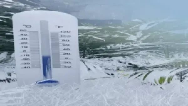 درجات الحرارة في القريات تسجل 5 تحت الصفر وتؤثر على المناطق المجاورة في المملكة