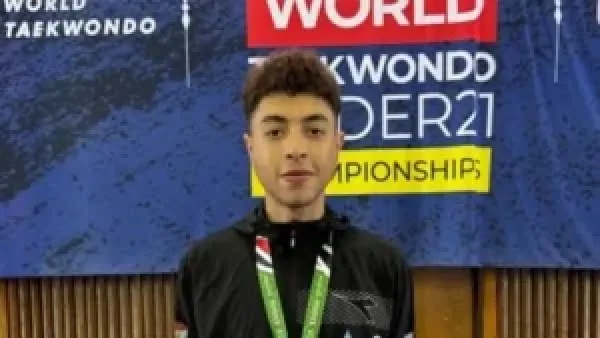 معتز بالله عاصم يرفع طلائع التايكوندو المصرية بذهبيته العالمية ويضع هدفًا لتحقيق ميدالية أولمبية في 2028