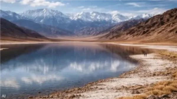 عودة بحيرة وادي الموت بعد جفاف 186 ألف عام تغير المشهد البيئي للمكان