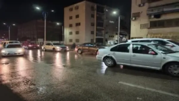 أمطار غزيرة وانخفاض ملحوظ في درجات الحرارة تؤثر على سيناء بسبب منخفض جوي