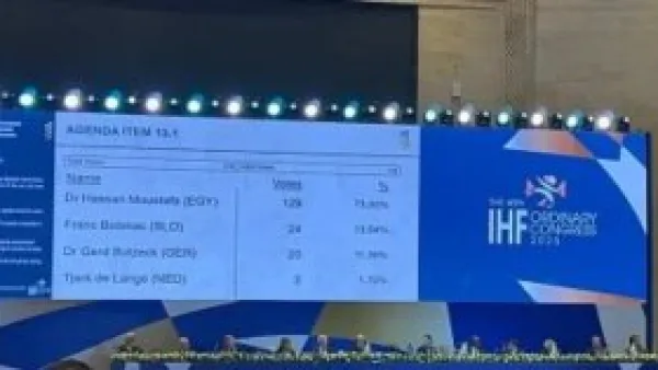 حسن مصطفى يحصد 129 صوتا ويفوز برئاسة الاتحاد الدولى لكرة اليد للمرة السابعة