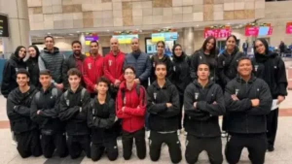 المشاركة في دورة الألعاب الأفريقية للشباب: مغادرة الفوج الأول من بعثة مصر تمثل انطلاقة قوية للبطل المحلي