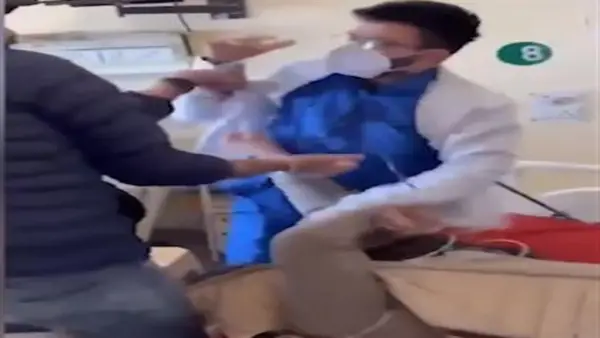 تحرك رسمي بالهند.. طبيب يعتدي بالضرب على مريض في مستشفى شيملا شمال البلاد
