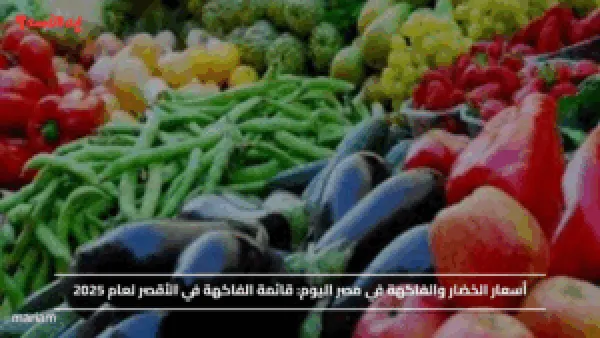 أسعار الخضار والفاكهة في مصر اليوم: قائمة الفاكهة في الأقصر لعام 2025