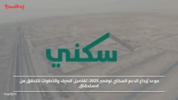 موعد إيداع الدعم السكني نوفمبر 2025.. تفاصيل الصرف والخطوات للتحقق من الاستحقاق