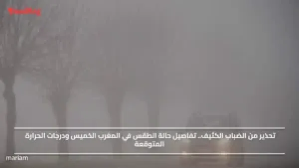 تحذير من الضباب الكثيف.. تفاصيل حالة الطقس في المغرب الخميس ودرجات الحرارة المتوقعة