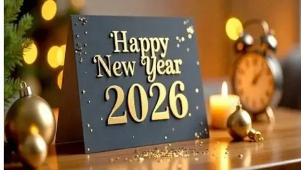 باقات تهنئة مميزة.. أجمل رسائل وكروت العام الجديد لاستقبال بداية 2026