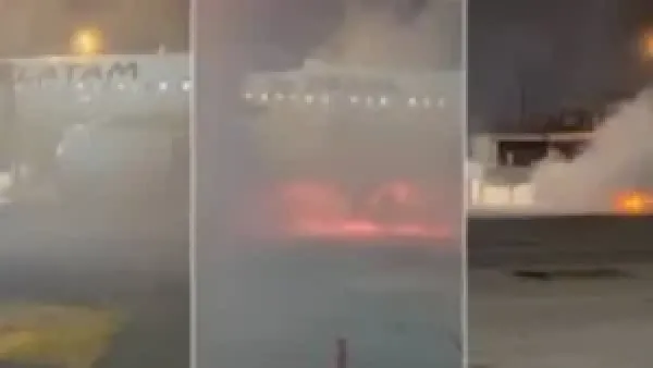 حريق الطائرة قبل الإقلاع في البرازيل يفرض إخلاء 180 راكبًا ويوقف رحلة جوية