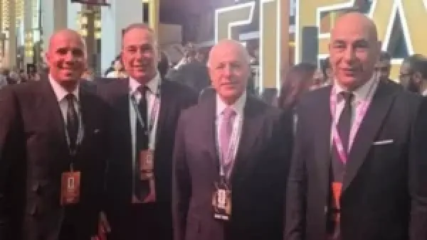 محمد زيدان يشارك في قرعة كأس العالم إلى جانب محمود أبو ريدة والتوأم