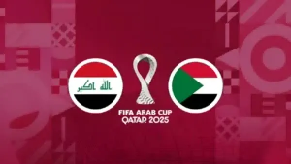 موعد مباراة العراق والسودان في كأس العرب والقنوات الناقلة اليوم