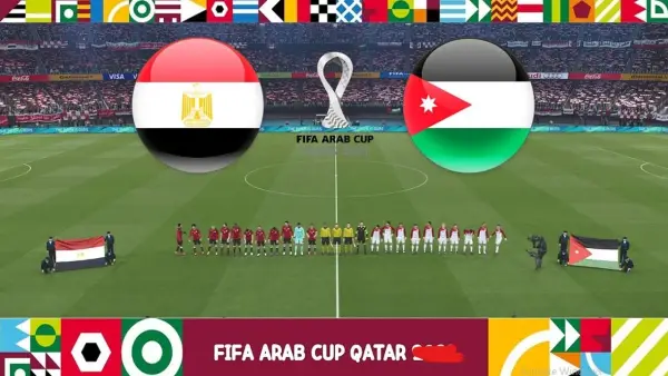 Egypt vs Jordan :: موعد مباراه الاردن ومصر كاس العرب 2025 والقنوات الناقلة لها بصـوت سعيد الكعبي