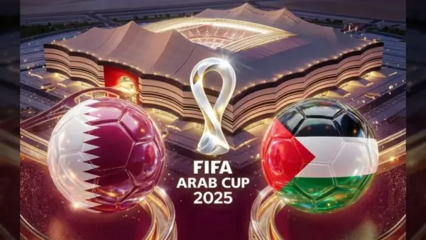 qatar vs palestine.. القنوات الناقلة لمباراة قطر ضد فلسطين في كأس العرب 2025