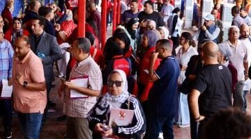 طوابير تمتد لمئات الأمتار في انتخابات النادي الأهلي مشهد يحدد