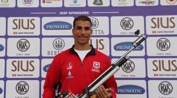 ثلاثية تاريخية لمصر في بطولة العالم للرماية تضعها في مصاف
