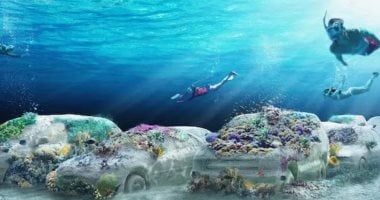 سيارات خرسانية تغرق قبالة ميامي لتصبح موطنًا جديدًا للشعاب المرجانية.