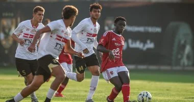 شباب الأهلي 2005 يحسمون قمة دوري الجمهورية بثلاثية نظيفة في شباك الزمالك.