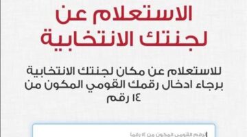 لجنتك الانتخابية