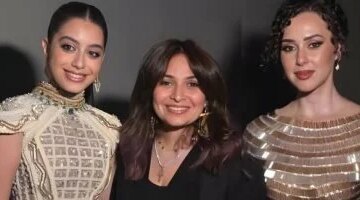 ياسمينا العبد وشيرين أحمد إطلالتان بتوقيع مصممة واحدة في ليلة