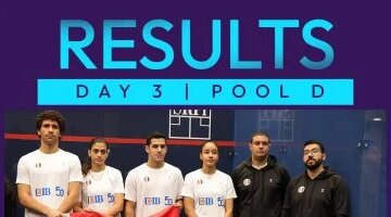 منتخب مصر يتحدى الهند في نصف نهائي كأس العالم للاسكواش
